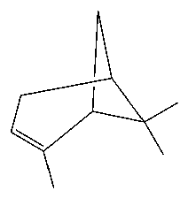 α-蒎烯结构式