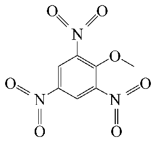 2,4,6-三硝基苯甲硝胺结构式