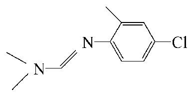杀虫脒[含量>50%]结构式