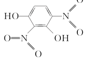 2,4-二硝基间苯二酚[干的或含水结构式