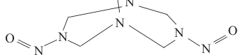N,N'-二亚硝基五亚甲基四胺[含钝感剂结构式
