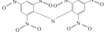 2,4,6,2',4',6'-六硝基二苯胺结构式