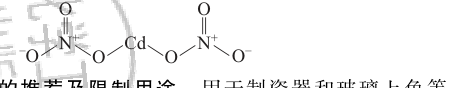 硝酸镉结构式